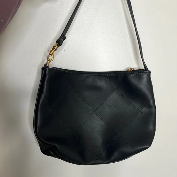 GUESS Black Women's Bag cheetah print liner quilted leather bag - Picture 6 of 8